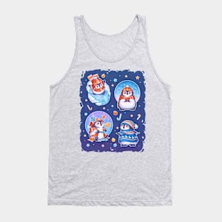 Penguins in winter Tank Top